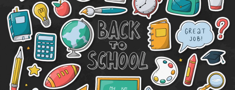 School stickers, clipart, labels