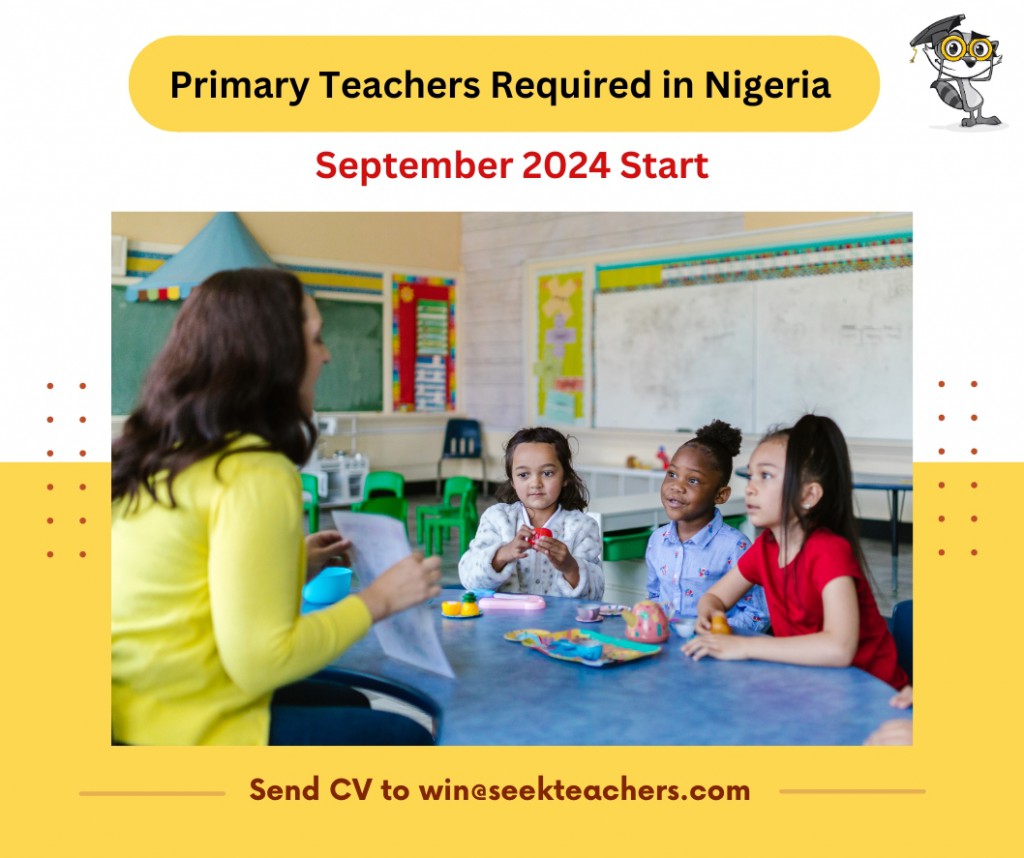 Primary Teachers in Nigeria - September 2024 Start