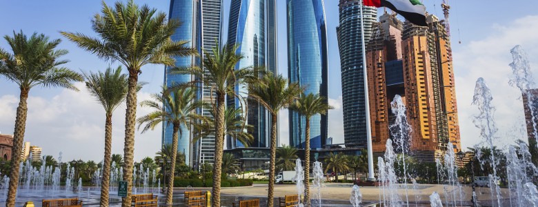 Skyscrapers in Abu Dhabi, UAE